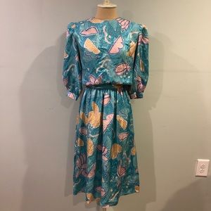 Argenti Vintage 80’s Silk Dress